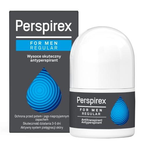 Miniaturka artykułu - Perspirex Men Regular Antyperspirant roll-on, 20 ml
