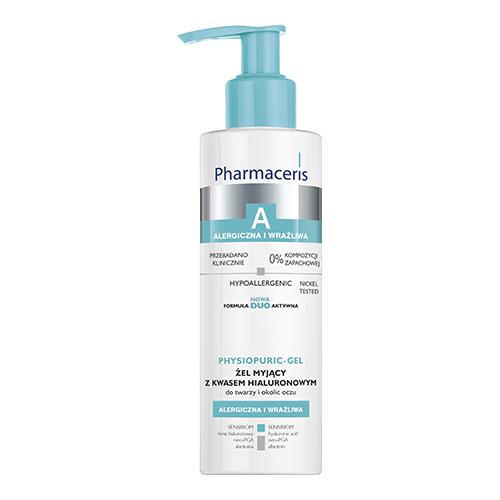 Miniaturka artykułu - PHARMACERIS A PHYSIOPURIC-GEL Nawilżający fizjologiczny żel do mycia twarzy - 190 ml
