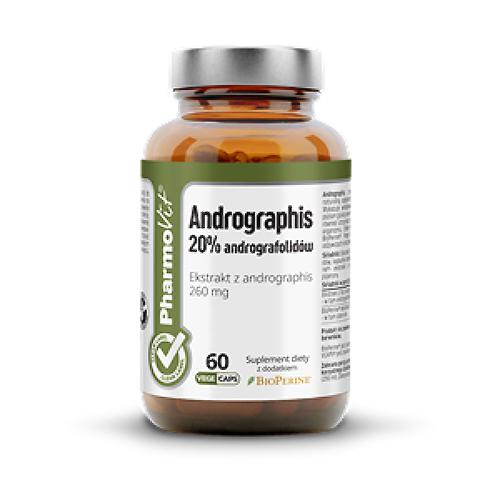 Miniaturka artykułu - PHARMOVIT Andrographis 20% andrografolid&oacute;w, 60 kaps.