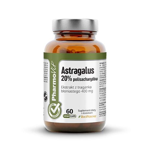 Miniaturka artykułu - PHARMOVIT Astragalus 20% polisacharyd&oacute;w, 60 kaps.