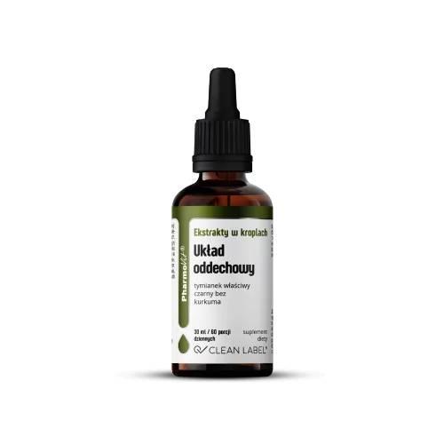 Miniaturka artykułu - PHARMOVIT Ekstrakty w kroplach Układ oddechowy, 30ml USZKODZONE / BRAK OPAKOWANIA TEKTUROWEGO