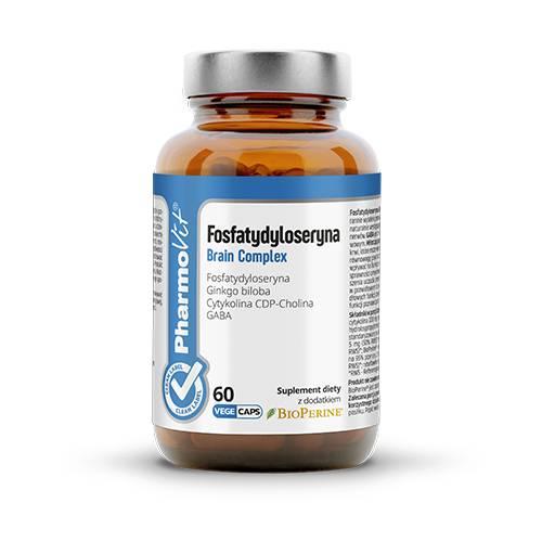 Miniaturka artykułu - PharmoVit Fosfatydyloseryna Brain Complex, 60 kaps.