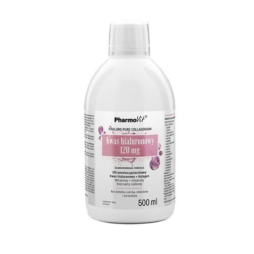 Miniaturka artykułu - PHARMOVIT Kwas hialuronowy 120mg, 500ml