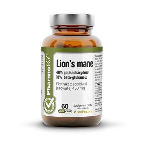 Zdjęcie produktu - PHARMOVIT Lion's Mane, 60 kaps.
