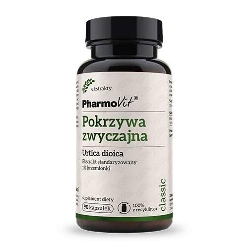 Miniaturka artykułu - PHARMOVIT Pokrzywa zwyczajna - 90kaps.