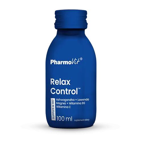 Miniaturka artykułu - PHARMOVIT Relax Control Supples & Go shot, 100ml