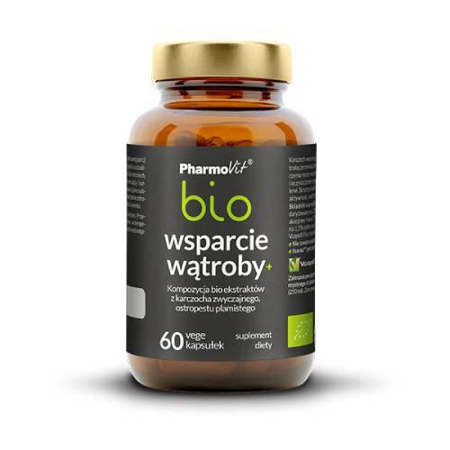 Miniaturka artykułu - PHARMOVIT Wsparcie Wątroby+ Bio, 60 kaps.