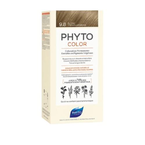 Miniaturka artykułu - PHYTO COLOR 9.8 Bardzo jasny beżowy blond 