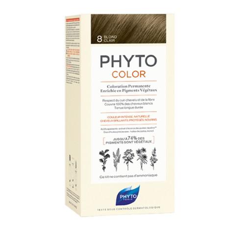 Miniaturka artykułu - PHYTO PHYTOCOLOR Farba do włos&oacute;w 8 jasny blond