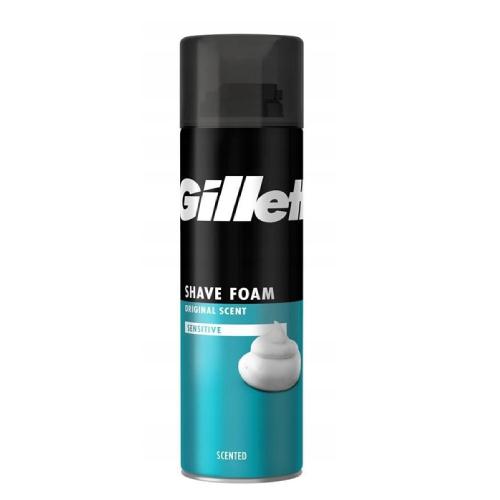Miniaturka artykułu - Gillette Pianka do golenia Sensitive, 200ml