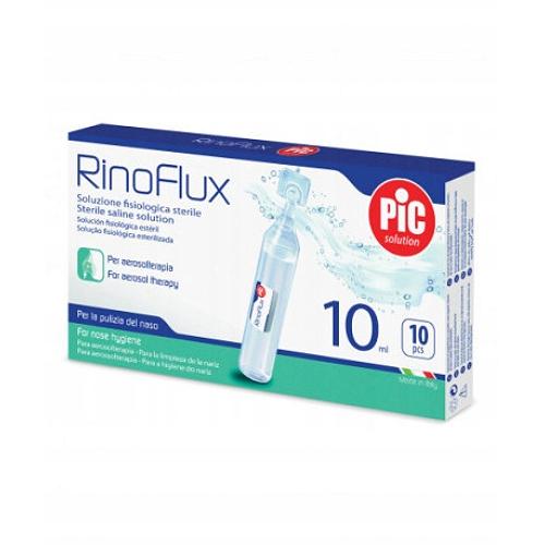 Miniaturka artykułu - PIC RinoFlux s&oacute;l fizjologiczna 10ml, 10 szt.