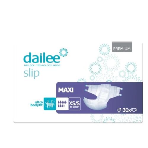 Miniaturka artykułu - DAILEE Slip Premium Maxi XS/S Pieluchomajtki, 30szt.