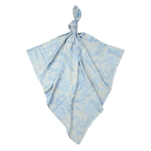 Miniaturka artykułu - TEXPOL Pieluszka bambusowa Colorful Dreams Sky niebieski 75x75cm, 170g