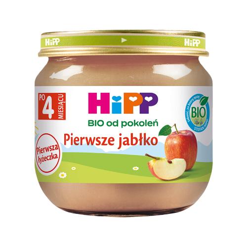 Miniaturka artykułu - HiPP BIO Pierwsze jabłko po 4. miesiącu, 80 g