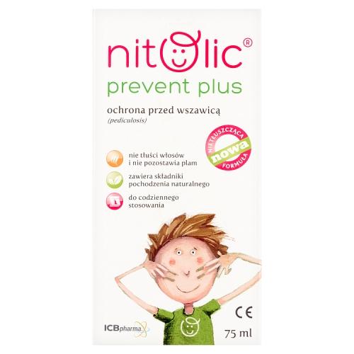 Miniaturka artykułu - Pipi Nitolic Prevent Plus ochrona przed wszawicą, 75ml