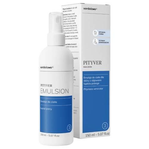 Miniaturka artykułu - PITYVER Emulsja do ciała na łupież pstry, 150ml