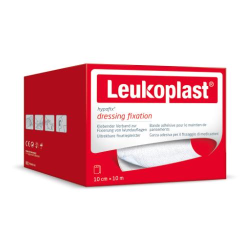 Miniaturka artykułu - Leukoplast Hypafix Przylepiec z wł&oacute;kniny 10cm x 10m, 1 szt.