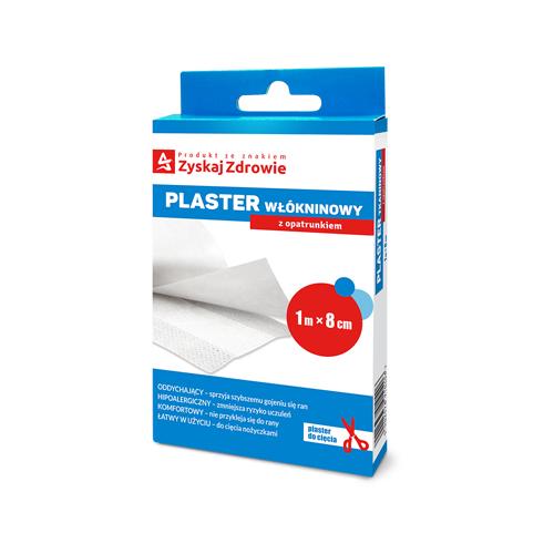 Miniaturka artykułu - ZYSKAJ ZDROWIE Plaster wł&oacute;kninowy 1m x 8cm
