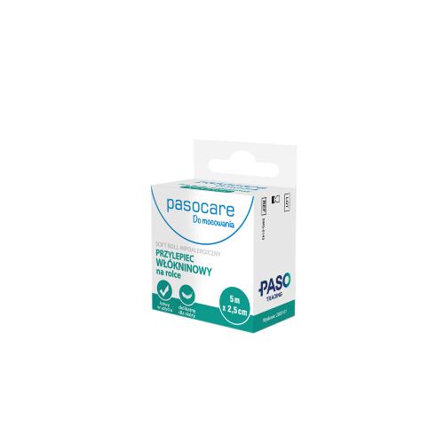 Miniaturka artykułu - Przylepiec wł&oacute;kninowy na rolce soft roll 5m x 2,5cm
