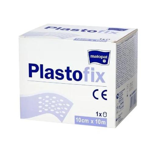 Miniaturka artykułu - PLASTOFIX Wł&oacute;kninowa taśma samoprzylepna 10cmx10m niejałowy