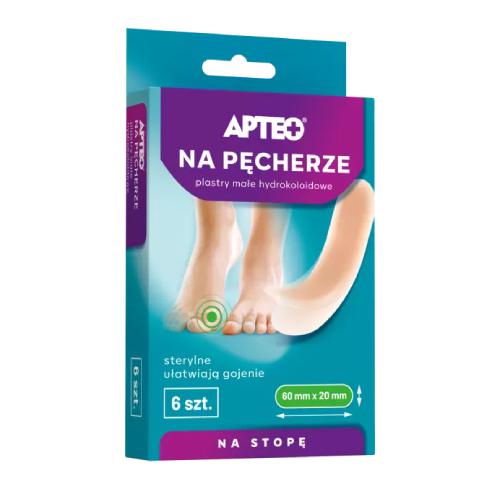 Miniaturka artykułu - Plastry małe na pęcherze APTEO, 6 sztuk