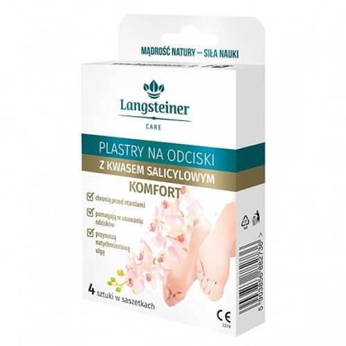 Miniaturka artykułu - Plastry na odciski komfort z kwasem salicylowym- 4 szt.