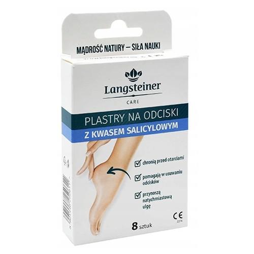 Miniaturka artykułu - Plastry na odciski z kwasem salicylowym - 8 sztuk