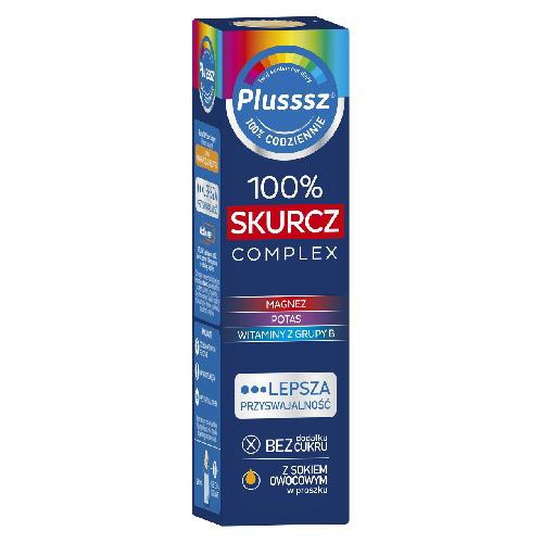 Miniaturka artykułu - Plusssz 100% Skurcz Complex, 20 tabletek musujących