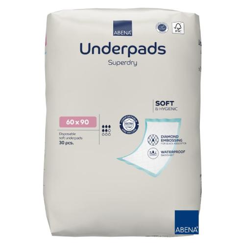 Miniaturka artykułu - Abena Underpads Superdry Podkłady higieniczne 60 x 90 cm, 30 szt.