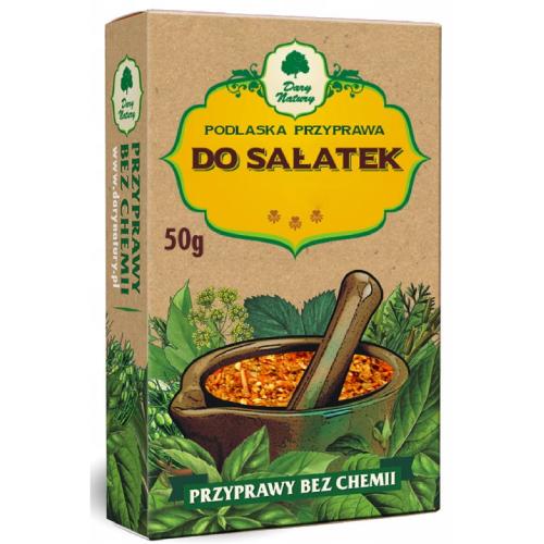 Miniaturka artykułu - DARY NATURY Podlaska przyprawa do sałatek, 50g
