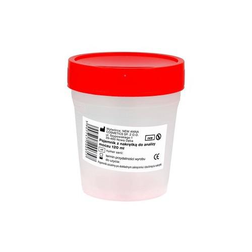 Miniaturka artykułu - Pojemnik na mocz niejałowy - 120ml