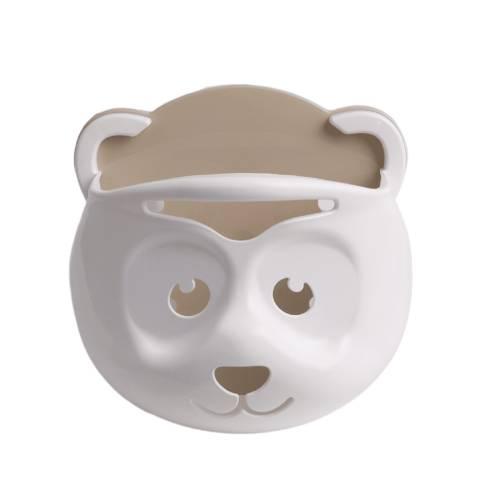 Miniaturka artykułu - Maltex Organizer na zabawki Panda biały/beżowy