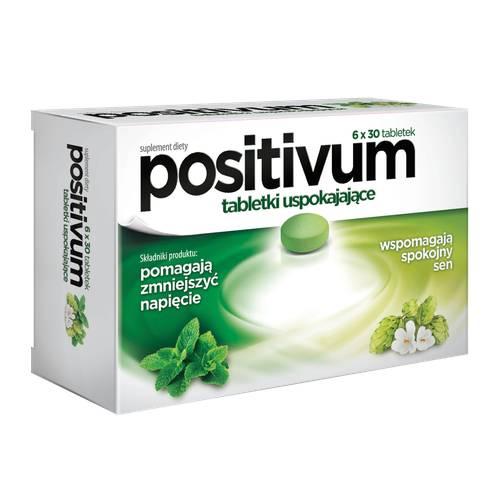 Miniaturka artykułu - POSITIVUM Tabletki uspokajające, 180 tabl.