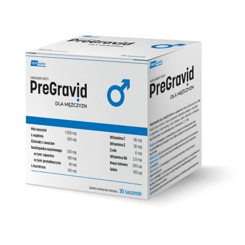 Miniaturka artykułu - PreGravid Dla mężczyzn, 30 saszetek
