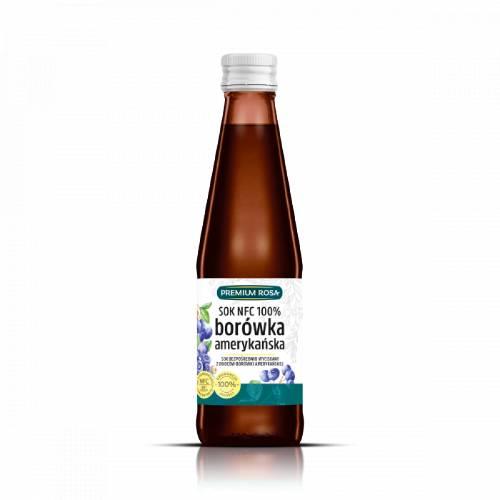 Miniaturka artykułu - PREMIUM ROSA Sok NFC 100% Bor&oacute;wka Amerykańska, 250 ml