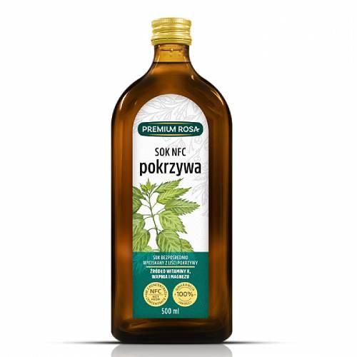 Miniaturka artykułu - Premium Rosa Sok z pokrzywy 100%, 500 ml