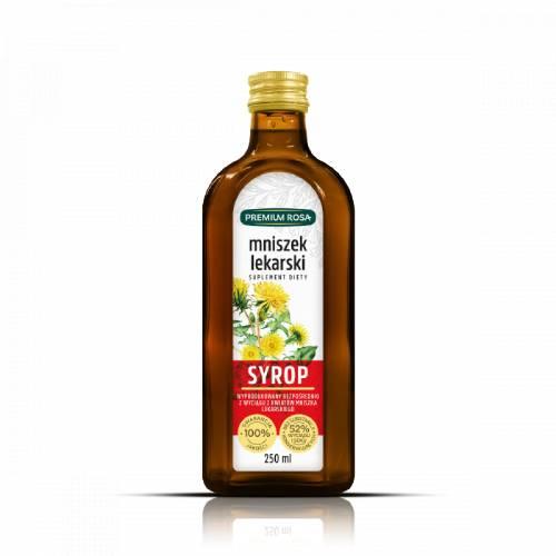 Miniaturka artykułu - PREMIUM ROSA Syrop Mniszek Lekarski, 250 ml