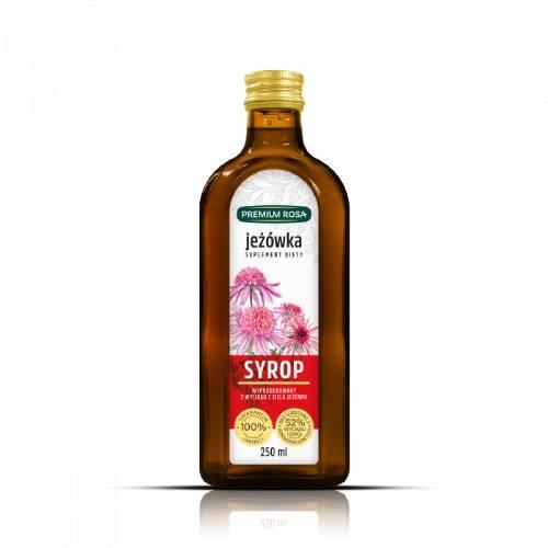 Miniaturka artykułu - PREMIUM ROSA Syrop Z Jeż&oacute;wki, 250 ml