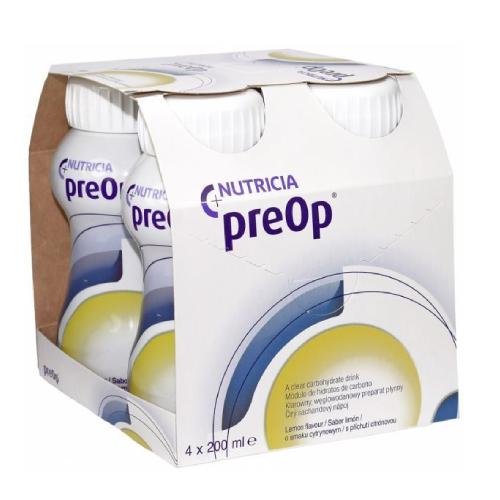 Miniaturka artykułu - PreOp smak cytrynowy, 4x200ml