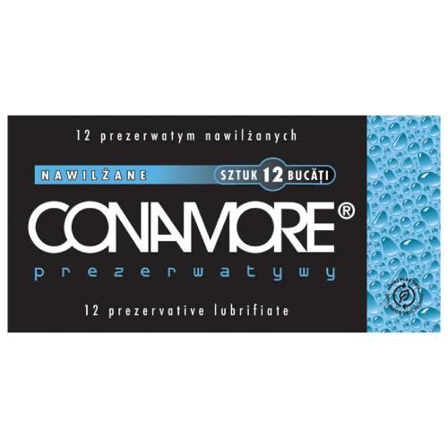 Miniaturka artykułu - Conamore Wet Prezerwatywy nawilżane, 12 szt.