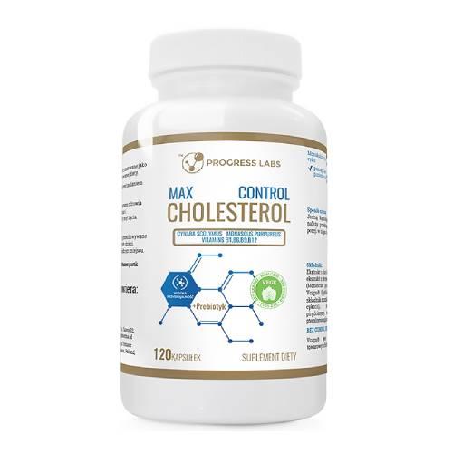 Miniaturka artykułu - Progress Labs Max Control Cholesterol, 120 kaps.