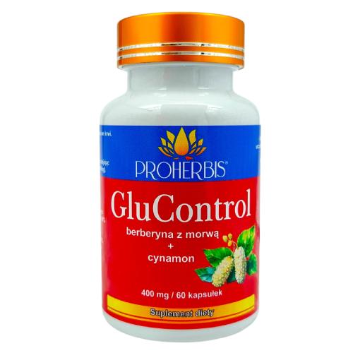 Miniaturka artykułu - Proherbis GluControl, 60 kaps.
