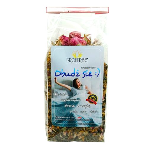 Miniaturka artykułu - PROHERBIS Herbatka Obudź się, 100 g