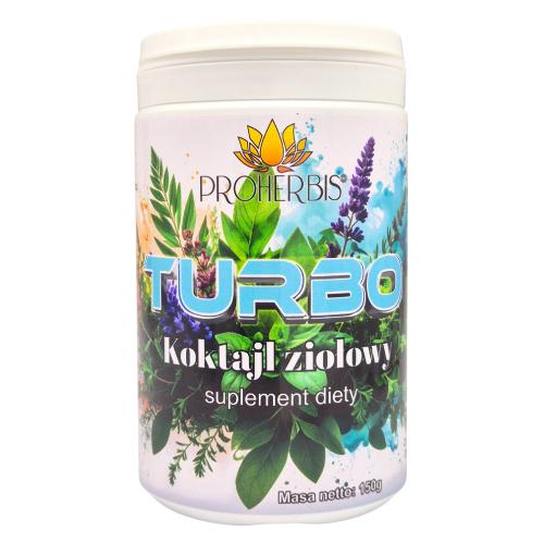 Zdjęcie produktu - Proherbis Turbo Koktajl ziołowy, 150 g - złożona mieszanka zi&oacute;ł