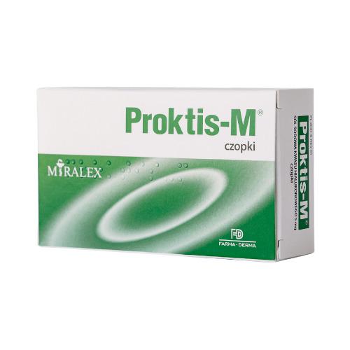 Miniaturka artykułu - PROKTIS-M czopki doodbytnicze - 10 czopk&oacute;w