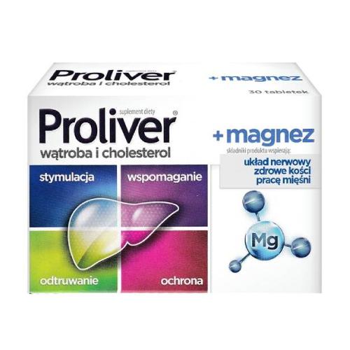 Miniaturka artykułu - Proliver+Magnez, 30 tabletek