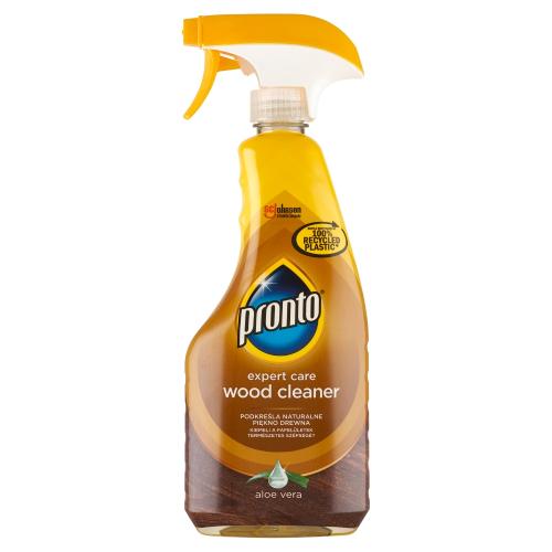 Miniaturka artykułu - Pronto Expert Care Wood Cleaner Płyn do czyszczenia drewnianych powierzchni Aloe Vera, 500 ml