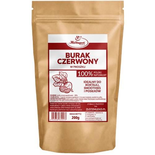 Miniaturka artykułu - Herbapol Burak czerwony w proszku, 200 g
