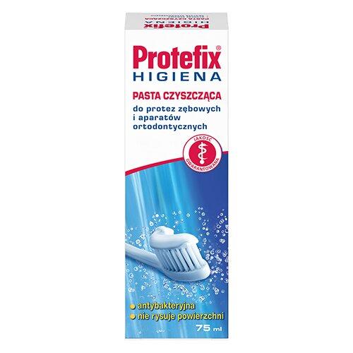 Miniaturka artykułu - PROTEFIX HIGIENA Pasta oczyszczająca do protez zębowych - 75 ml