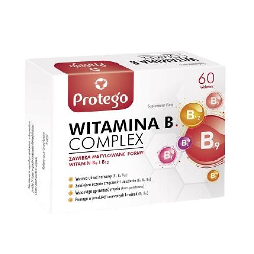 Miniaturka artykułu - Protego Witamina B Complex, 60 tabl.